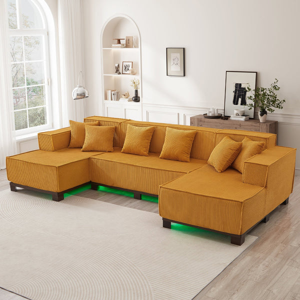 English Elm Swivel Barrel Accent Chair Chenille Tufted Round Club Seat for Living Room Lounge Orange N719S002220G