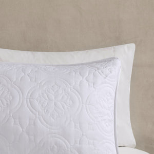 English Elm 3 Reversible Bedspread Set Full/Queen Soft Microfiber Comforter with Plush Polyester Fill, Cozy Layering, Durable Finish White 13.39 L x 15.35 W x 11.81 H B035P148228