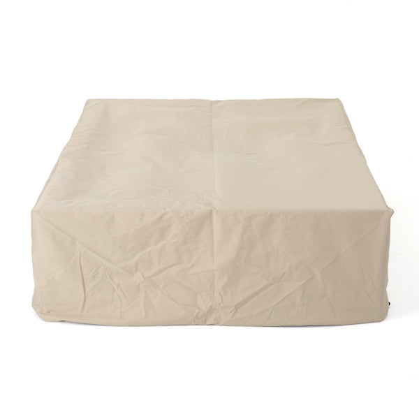 English Elm Christopher Knight Home® - SHIELD Waterproof Dining Set Cover Beige, 95"x72"x30" 100% Polyester Fabric, Weather & UV Protection 60004.00