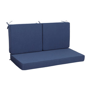 English Elm Outdoor Deep Seat Cushions for Patio Furniture Waterproof Replacement Chair Cushions Set of 2 17x15x16 Durable Comfort Navy Blue W419P290497