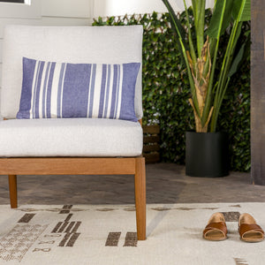 English Elm Walker Edison - Modern Outdoor Spindle Style Armless Sectional crafted from responsibly sourced eucalyptus with weather-resistant linen cushions and easy assembly instructions for durable, eco-friendly patio comfort Brown 37 L x 28 W x 14.5 H B185P326700