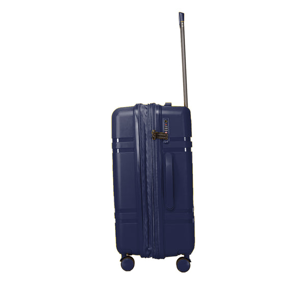 English Elm 6-piece Hard Shell Spinner Luggage Set Expandable Polypropylene with Combo Lock Blue T3292P328874