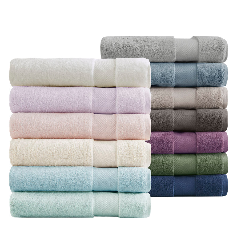 Madison park turkish cotton 6 piece bath towel set sale