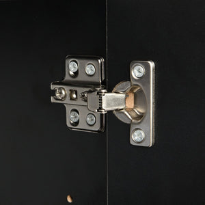 English Elm On-Trend Contemporary Shoe Cabinet With Adjustable Shelves, Stylish Organizer For Entryway & Living Room N721S000058B-GIGA