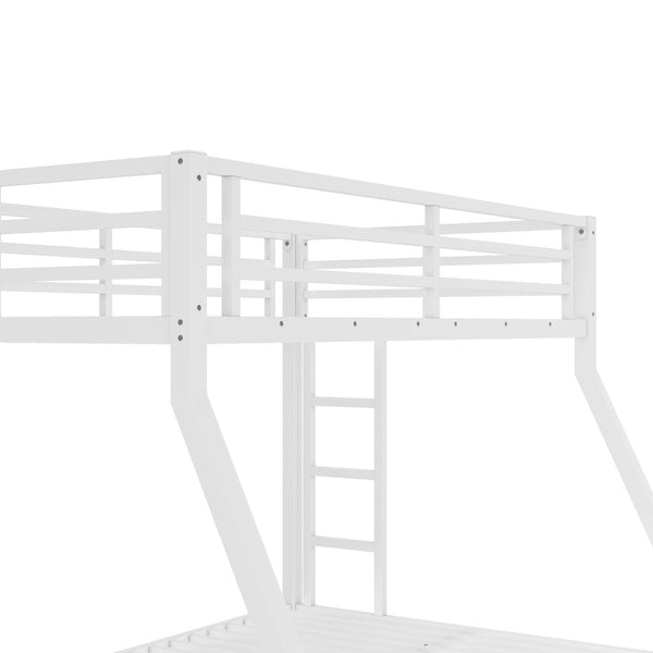 English Elm Metal Twin Over Full Bunk Bed For Teens & Adults – Durable, Space-Saving With Safety Features & Comfort W1580P336604
