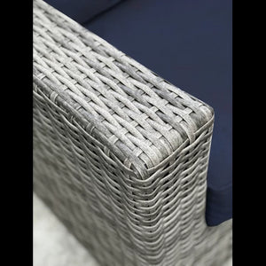 English Elm Stylish Rattan Wicker 10-Piece Outdoor Seating Set With Sunbrella Cushions – Perfect For Entertaining! B120S00021-GIGA