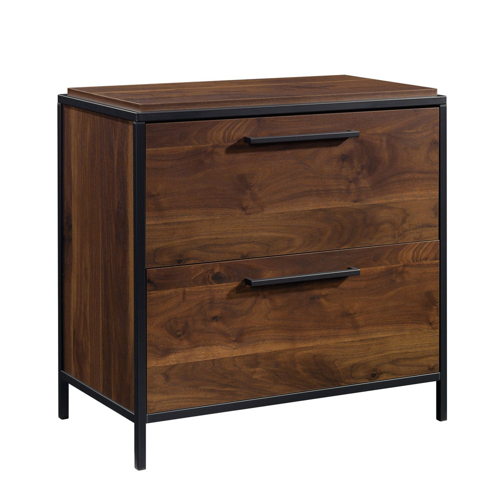 English Elm Lateral File Cabinet In Brown Finish - Modern Design, Spacious Storage & Smooth Operation For Your Office B356P367812