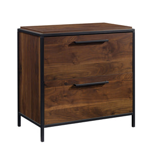 English Elm Lateral File Cabinet In Brown Finish - Modern Design, Spacious Storage & Smooth Operation For Your Office B356P367812