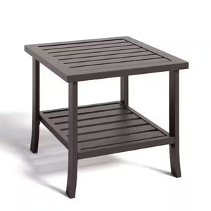 English Elm 5-piece Outdoor Conversation Set with Steel Frame Weather Resistant Cushions Patio Seating Gray B082S00128