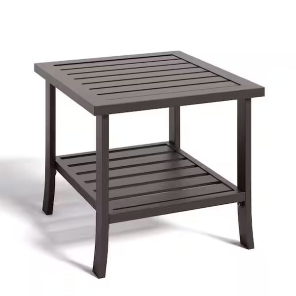 English Elm 5-piece Outdoor Conversation Set with Steel Frame Weather Resistant Cushions Patio Seating Gray B082S00128