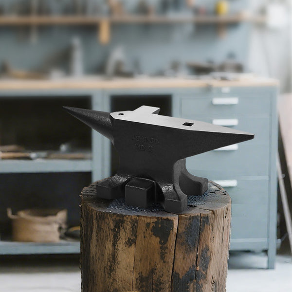 English Elm Single Horn Cast Steel Anvil 100lb London Style Blacksmith Forging Metalwork Tool W3213P453390