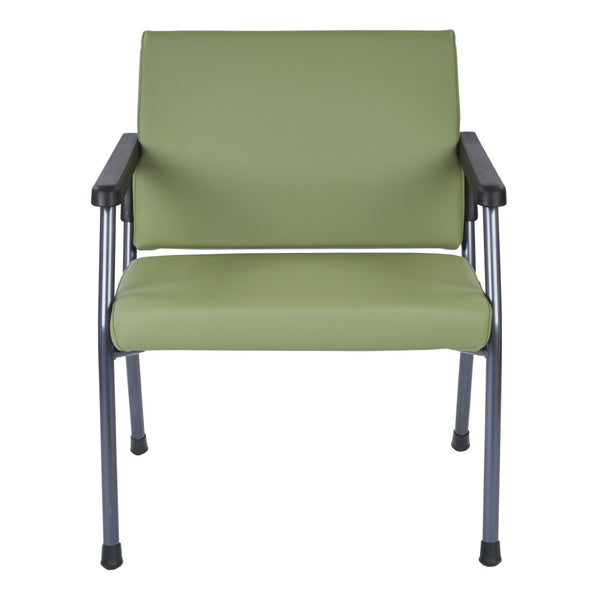 OSP Home Furnishings Bariatric Guest Chair with Reinforced Metal Frame and Plush Padded Seat for Medical Use BC9602-R106