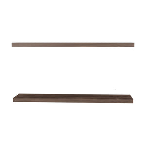 English Elm Greer Melamine Floating Shelves Set of 2 Cognac — 47.3" Wide Minimalist Wall Display, Durable Mounting B128P237169