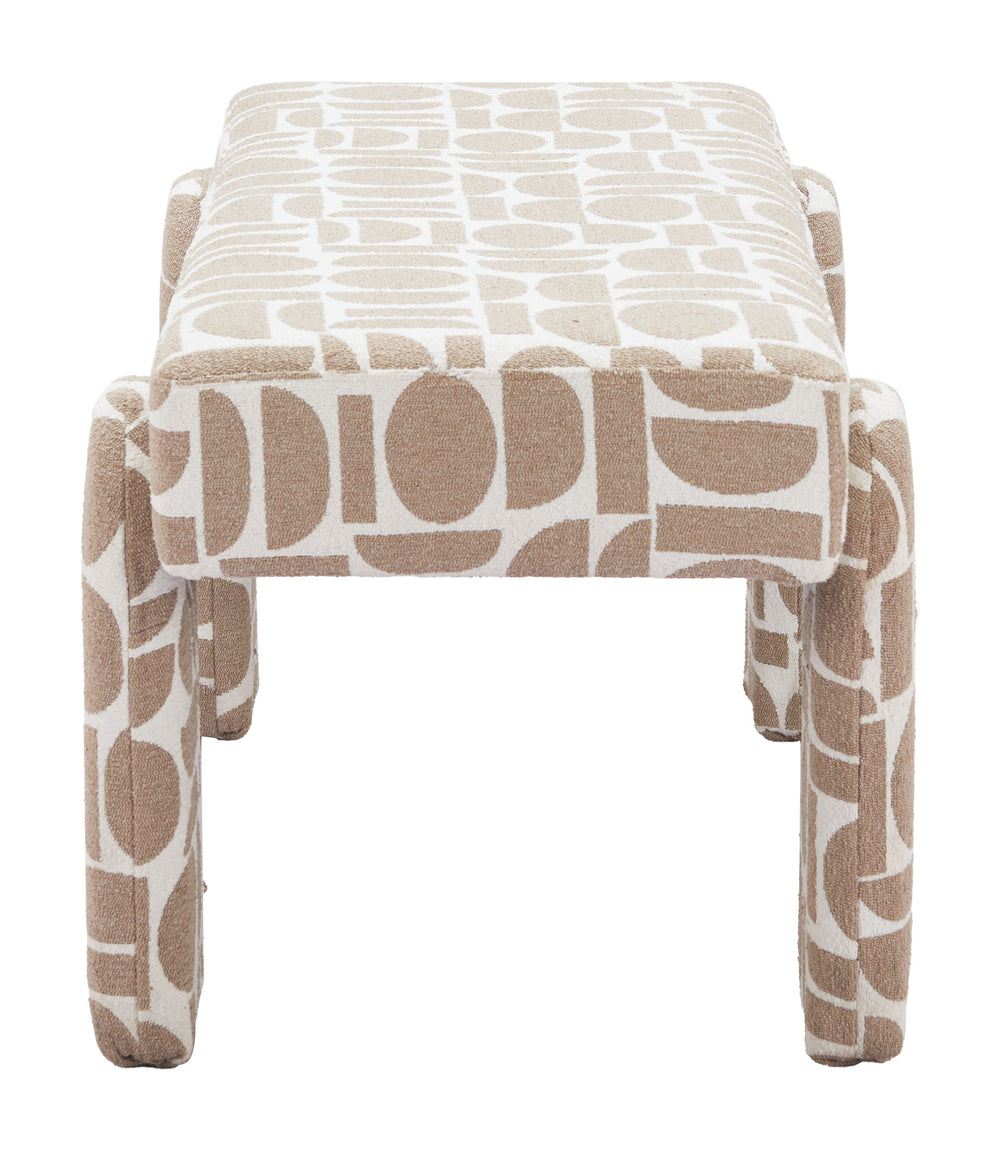 Blato Bench Gray 110186 Zuo Modern