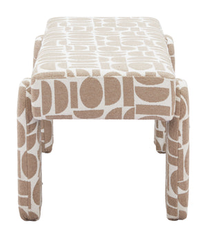 Blato Bench Gray 110186 Zuo Modern