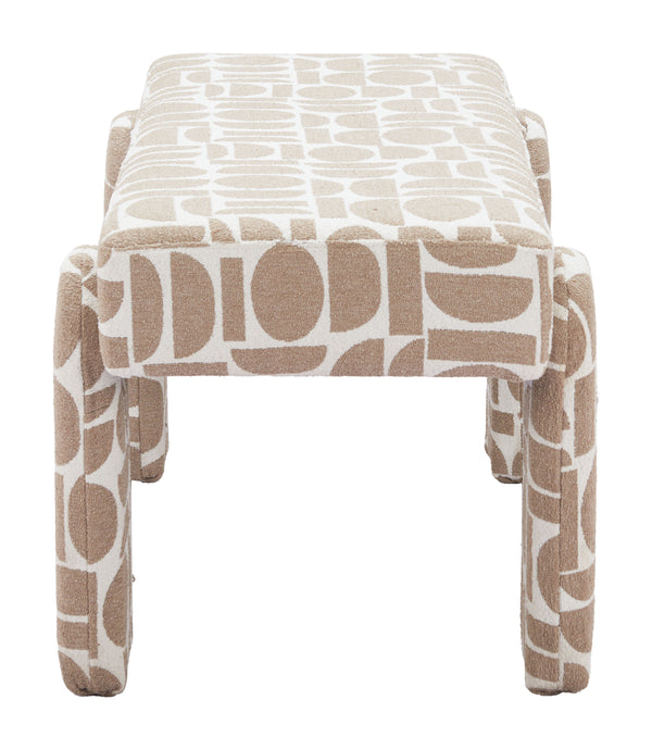 Blato Bench Gray 110186 Zuo Modern