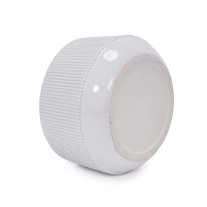 English Elm 2 Pieces Ceramic Flowerpot Set - Modern Glossy White Planters For Garden, Patio & Indoor Décor W3273P321386