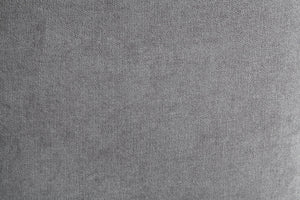 English Elm Edina Gray Fabric Side Chairs Set of 2 – Oak Top, Sandy Black Metal Frame, X-Back Upholstered Seats, 220lb Capacity B2726P288750