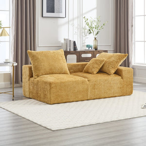 English Elm United Versatile Chenille Two-Person Sofa For Lounging, Napping & Home Office - Soft, Durable Comfort W1568P222619-GIGA