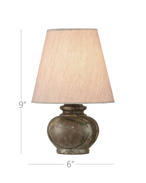 Currey & Company Piccolo Mini Table Lamp: Charming Pistachio Marble Accent Light For Cozy Spaces And Unique Decor Green Pistachio Green Marble 6000-1048-currey-company