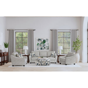 English Elm Lido Boucle Upholstered Loveseat with Flared Arms for Modern Living Spaces B062P451807