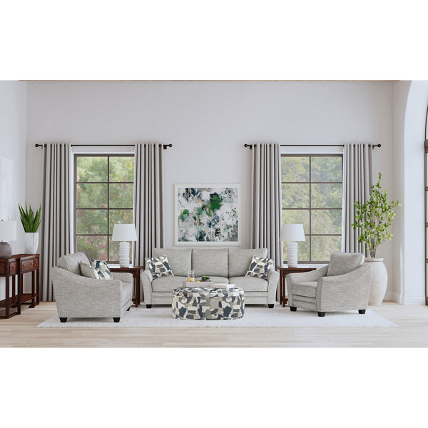English Elm Lido Boucle Upholstered Loveseat with Flared Arms for Modern Living Spaces B062P451807