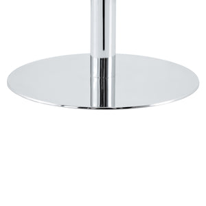 English Elm Rock Slab Round Bar Table with Gold Stainless Steel Base for Modern Home Entertaining W2920P443468