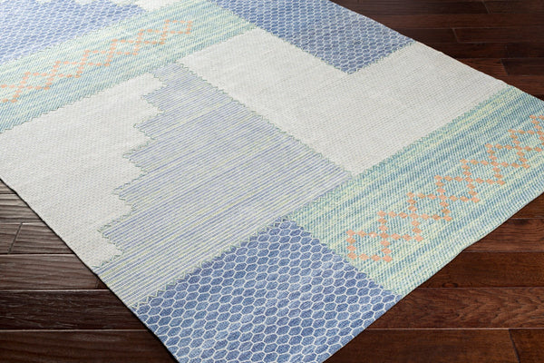 Surya Didim 2'6" X 8' Handmade Rug – Global Inspired Elegance And Durability For Your Home Decor Space! Denim Viscose,Polyester,Cotton Ddm2301-268