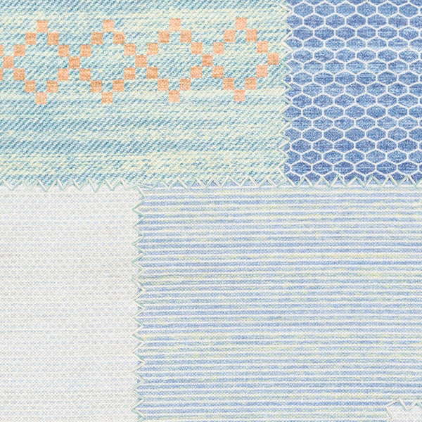 Surya Didim 2'6" X 8' Handmade Rug – Global Inspired Elegance And Durability For Your Home Decor Space! Denim Viscose,Polyester,Cotton Ddm2301-268