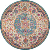 PSN22 Passion Transitional Indoor Rug - Lush Floral Design with Vintage Charm for Home Decor