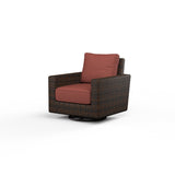 Montecito Swivel Rocker Club Chair in Canvas Henna w/ Self Welt SW2501-21SR-5407 Sunset West