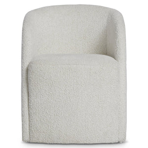 Bernhardt Bernhardt Arcadia Arm Chair — Sculptural Fully Upholstered Rustic Modern Seat With Hidden Casters 334504