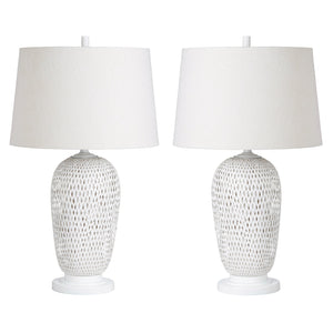 Crestview Collection 31.75"H Elegant Rattan Table Lamp With Woven Design, Tapered Shade, And 3-way Socket For Versatility   Cvnam772b