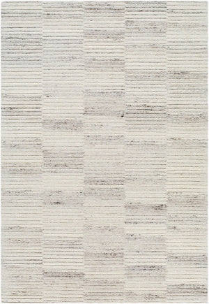 Livabliss Dundee Hand Tufted Wool Accent Rug Bohemian Global Style for Bedroom or Entryway Ivory, Beige 9' x 12' DDU2300-912