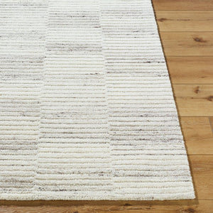 Livabliss Dundee Hand Tufted Wool Accent Rug Bohemian Global Style for Bedroom or Entryway Ivory, Beige 9' x 12' DDU2300-912