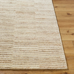 Livabliss Dundee Hand Tufted Wool Accent Rug Bohemian Global Style for Entryway or Bedside Beige, Sand 2' x 3' DDU2301-23
