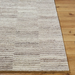 Livabliss Dundee Hand Tufted Wool Accent Rug Bohemian Global Pattern for Entryway or Bedside Beige, Taupe 2' x 3' DDU2302-23