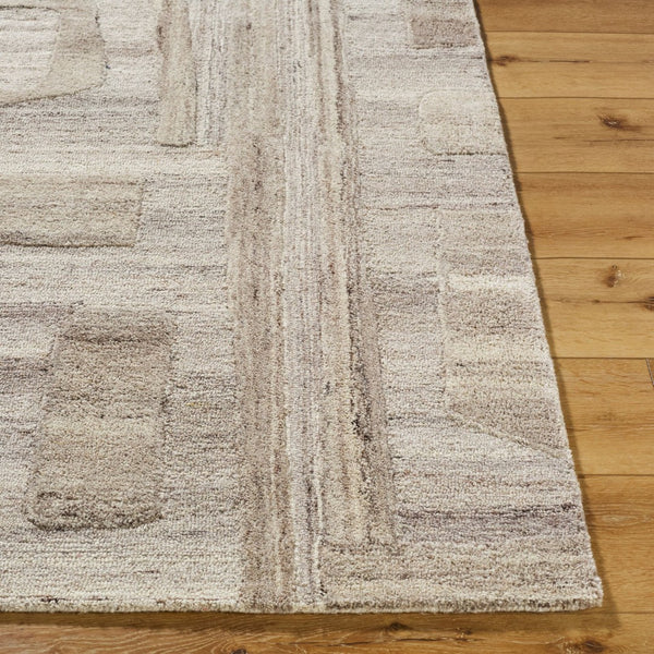 Livabliss Dundee Hand-tufted Wool Accent Rug Bohemian Global Style for Entryways and Bedside Light Gray, Med 9' x 12' DDU2303-912