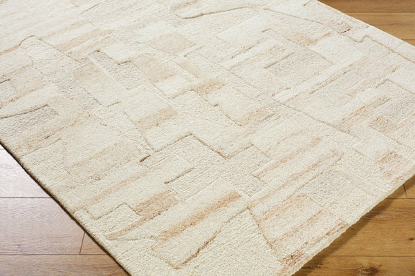 Livabliss Dundee Hand-tufted Wool Accent Rug Bohemian Global Artisan Soft Pile Entryway Decor Ivory, Beige 2' x 3' DDU2305-23