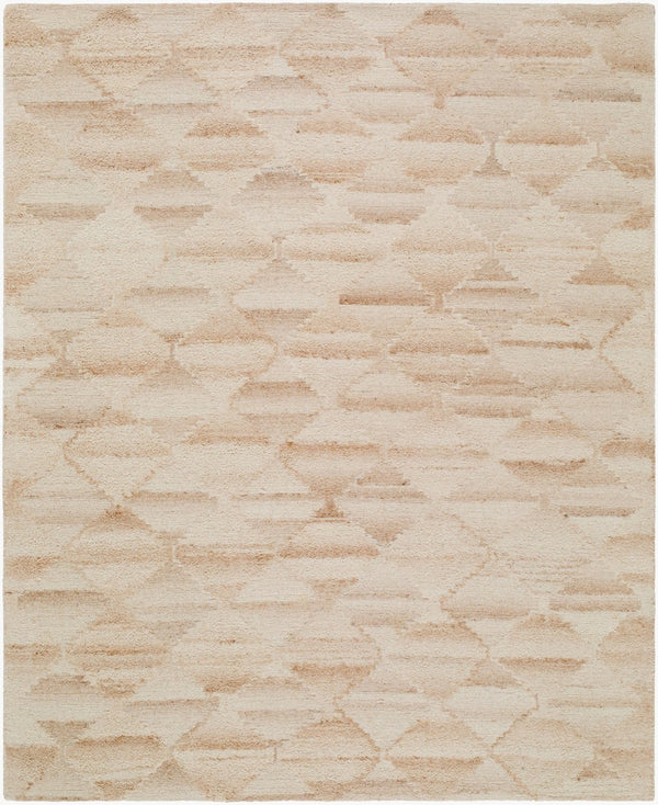 Livabliss Dundee Hand Tufted Wool Area Rug Art Deco Pattern for Entryway or Accent Placement Beige, Sand 9' x 12' DDU2306-912