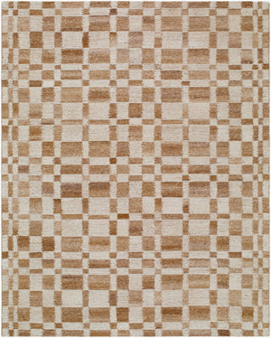 Livabliss Dundee Hand Tufted Wool Accent Rug Art Deco Geometric Plush Pile for Entryways Sandstone, Came 9' x 12' DDU2308-912