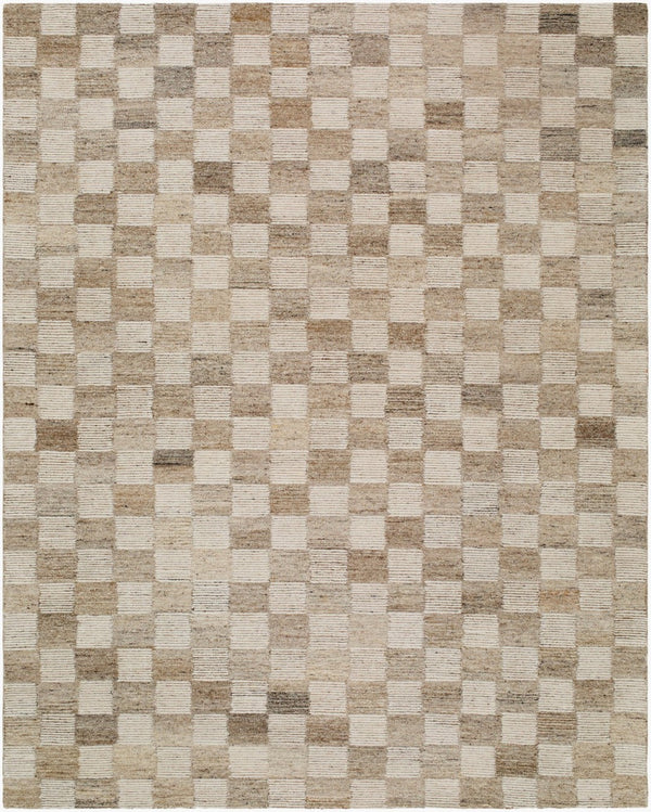 Livabliss Dundee Hand-tufted Wool Accent Rug Art Deco Geometric Pattern for Modern Interiors Beige, Taupe 9' x 12' DDU2309-912
