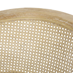 English Elm Christopher Knight Home® - ACCENT Chair French Country Club Accent Chair with Cane Webbing, Weathered Wood, Plush Foam Seat 71062.00BGE