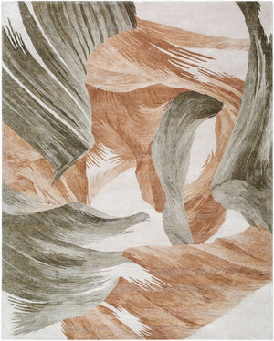 Surya Diva 10' X 14' Handmade Mid-century Modern Rug - Luxurious Rayon & Wool Blend For Timeless Elegance The Prominent Colors In This Home Decor Item Are, 

'Earthy Brown Rayon,Wool Ddv2301-912