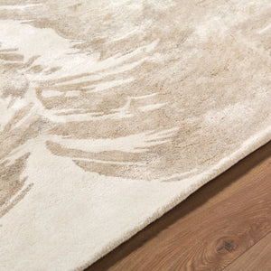 Surya Diva 10' X 14' Handmade Mid-century Modern Rug - Luxurious Rayon & Wool Blend For Timeless Elegance 'Beige Rayon,Wool Ddv2305-1014