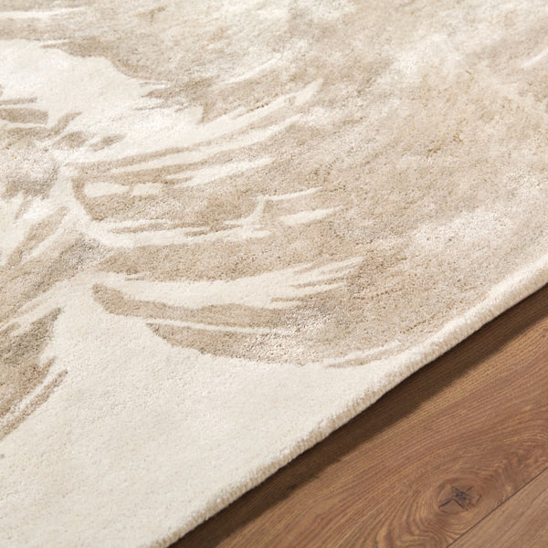 Surya Diva 10' X 14' Handmade Mid-century Modern Rug - Luxurious Rayon & Wool Blend For Timeless Elegance 'Beige Rayon,Wool Ddv2305-1014