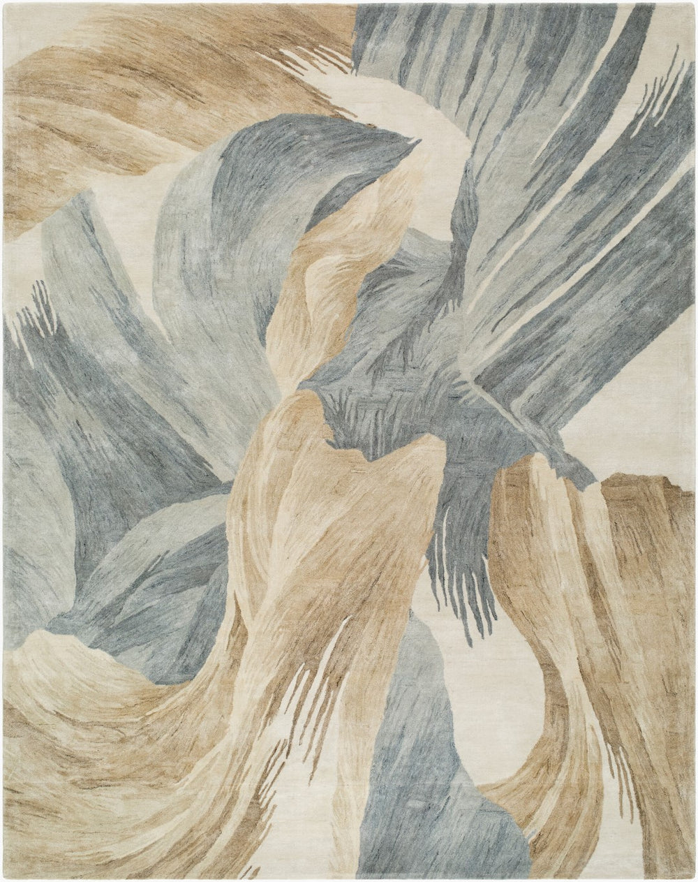 Surya Diva 10' X 14' Handmade Mid-century Modern Rug - Luxurious Rayon & Wool Blend For Timeless Elegance 'Caramel Rayon,Wool Ddv2303-810