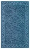 Safavieh Dip Dye 151 Hand Tufted Contemporary Rug Navy Blue 9' x 9' Square