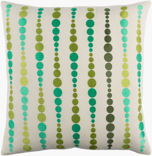 Surya Dewdrop 20" X 20" Cotton Accent Pillow - Modern Elegance For Your Home Décor, Easy Care & Luxe Texture Ivory Cotton,Cotton De003-2020d