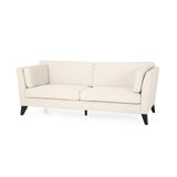 Christopher Knight Home® - Noble House - - Mirod 3 Seater Fabric Sofa,With Birch Legs,Study And Living Room